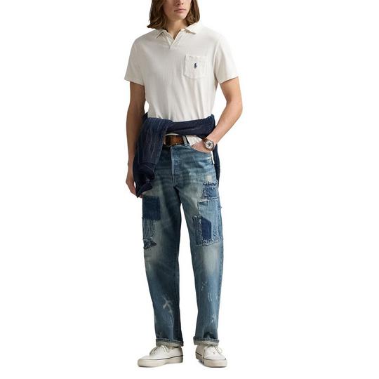 新品　POLO RALPH LAUREN Men's Standard Fit Cotton-Linen Polo | Polo Ralph Lauren