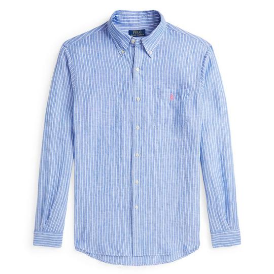 Polo Ralph Lauren Chemise ray e en lin   coupe classique pour hommes