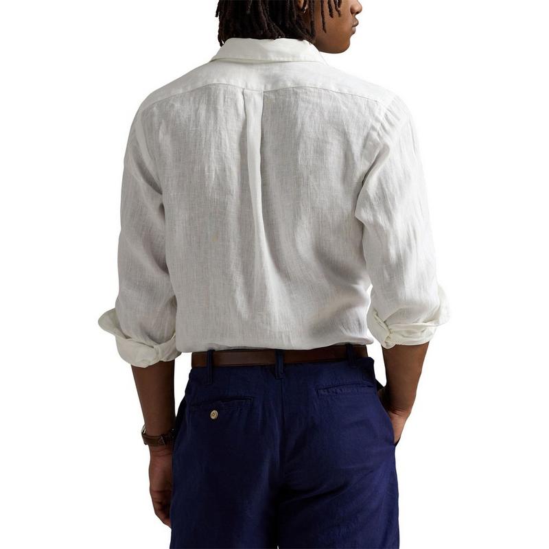 Polo Ralph Lauren Chemise en lin &agrave; coupe classique pour hommes