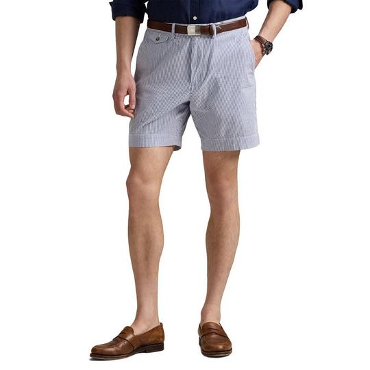 Polo Ralph Lauren Shorts en seersucker extensible classique de 7 pouces pour hommes