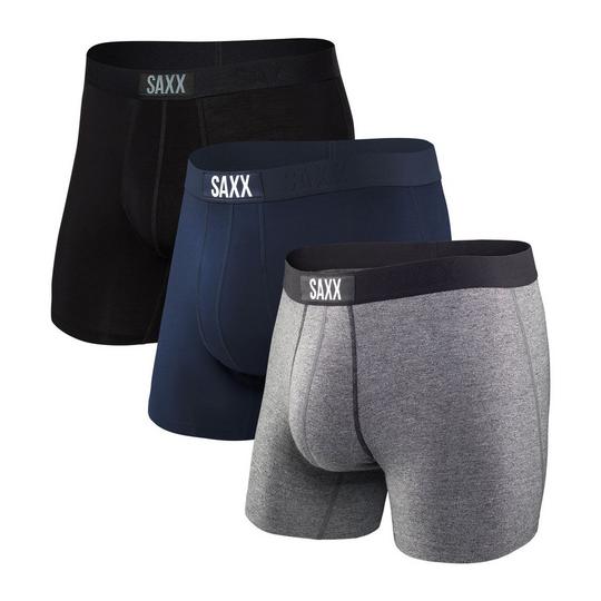 Saxx Men s Vibe Super Soft Boxer Brief  3 Pack 