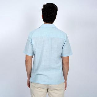 Oak & Ivy Men's Linen Short Sleeve Camp Shirt