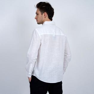 Oak & Ivy Men's Linen Long Sleeve Classic Shirt