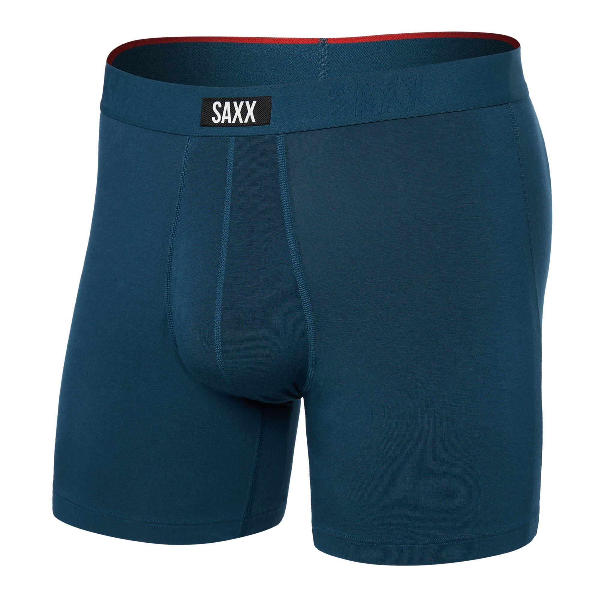 Saxx | Men's Vibe Xtra Soft Comfort Boxer Briefs, Hurricane, Size Medium
