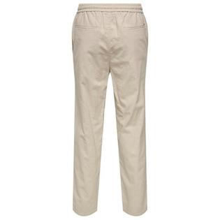 Only & Sons Men's Loose Fit Cotton-Linen Pant