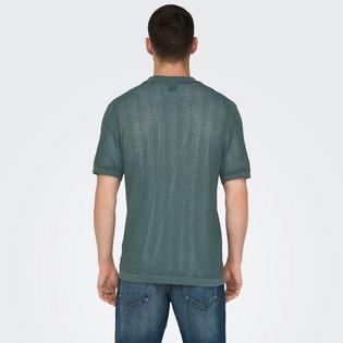 Only & Sons Men's Diego Short Sleeve Knit Shirt