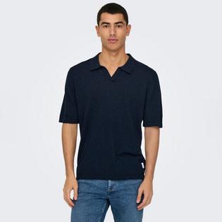 Only & Sons Men's George Short Sleeve Knit Polo