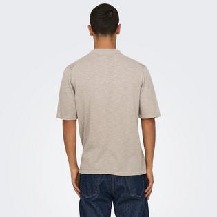Only & Sons Polo à manches courtes George en tricot pour hommes