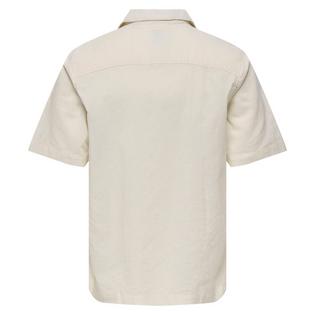 Only & Sons Men's Gali Short Sleeve Embroidered Shirt