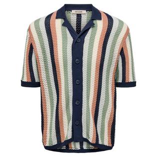 Only & Sons Men's Kasper Knit Resort Shirt