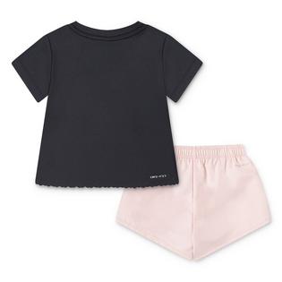 Nike Girls' [2-4T] Swoosh Motion Sprinter Tee + Short Two-Piece Set