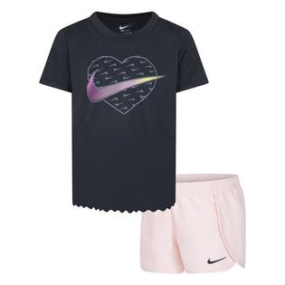 Nike Girls' [4-6X] Sportswear Motion Sprinter Tee + Short Two-Piece Set