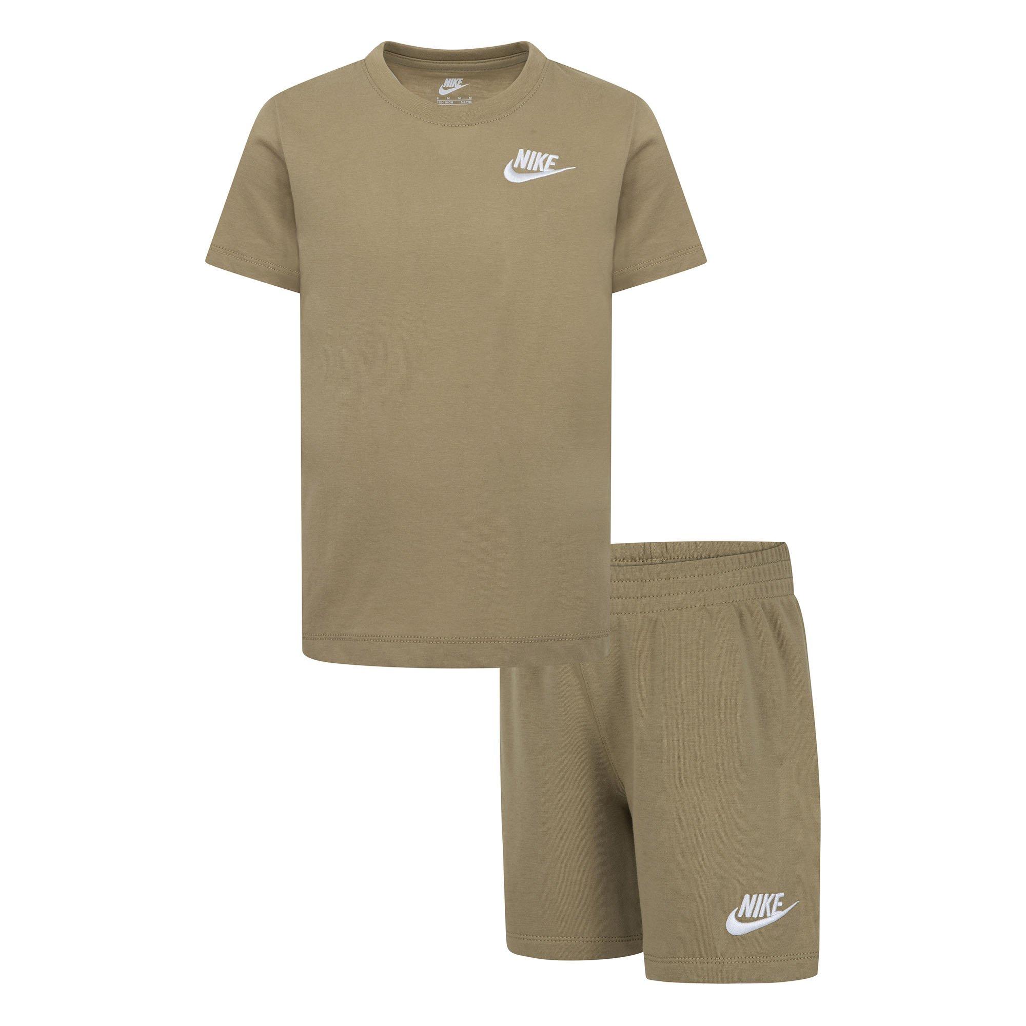 Kids' [4-7] Club Knit Tee + Short Two-Piece Set | Nike | Sporting