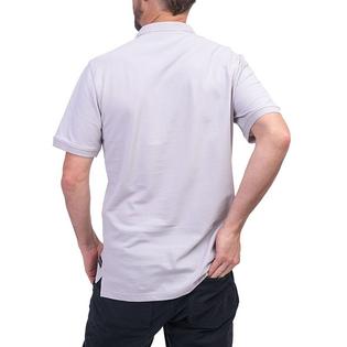 Silver Jeans Men's 3-Button Pique Short Sleeve Polo