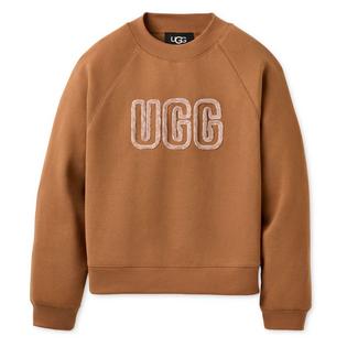 UGG Chandail à col ras du cou avec logo UGG pour femmes