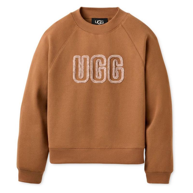 UGG Chandail &agrave; col ras du cou avec logo UGG pour femmes