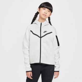 Nike Chandail &agrave; capuchon avec glissi&egrave;re Sportswear Tech Fleece pour filles juniors [7-16]