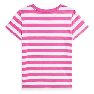 Polo Ralph Lauren Junior Girls' [7-16] Striped Polo Bear Cotton Jersey T-Shirt