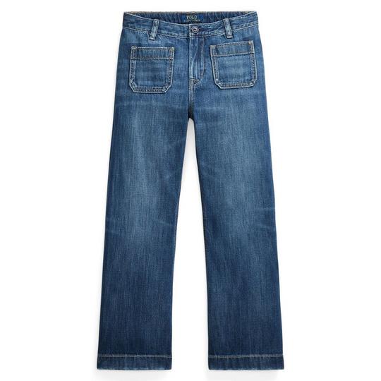 Polo Ralph Lauren Jean   jambe large avec logo pour filles juniors  7-16 