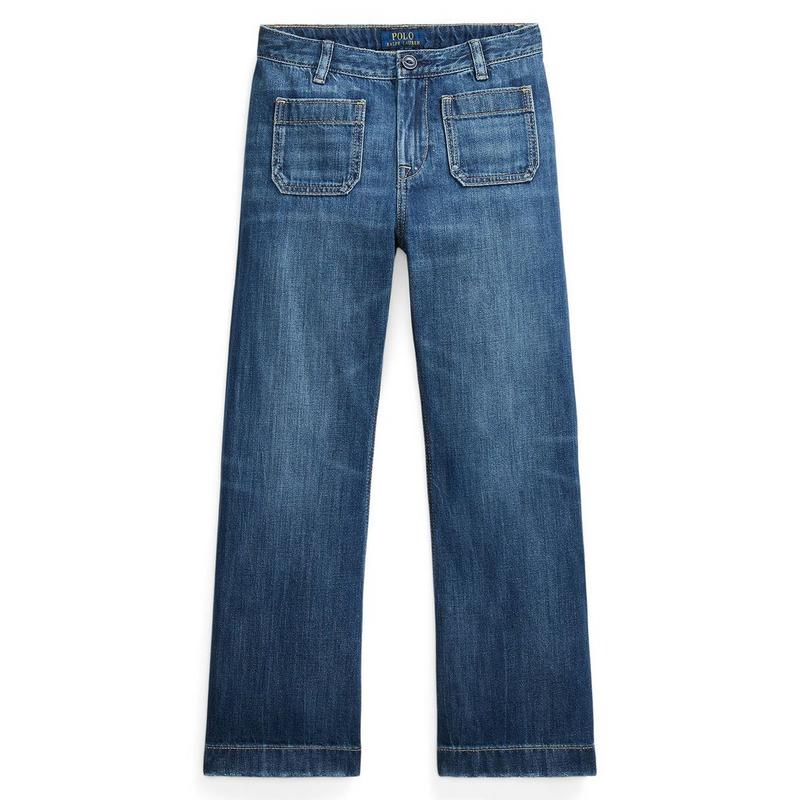 Polo Ralph Lauren Junior Girls' [7-16] Logo Wide Leg Jean