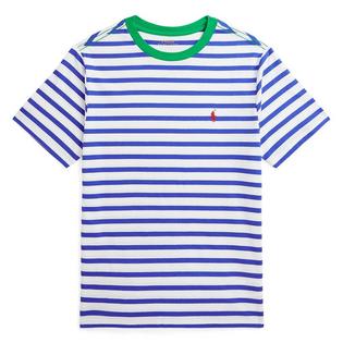 Ralph Lauren Childrenswear T-shirt Ringer en jersey de coton rayé pour garçons juniors [8-20]