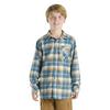 Boys   4-7  Plaid Flannel Long Sleeve Shirt