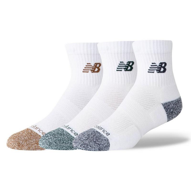 New Balance Chaussettes Active Quarter unisexes (paquet de 3)