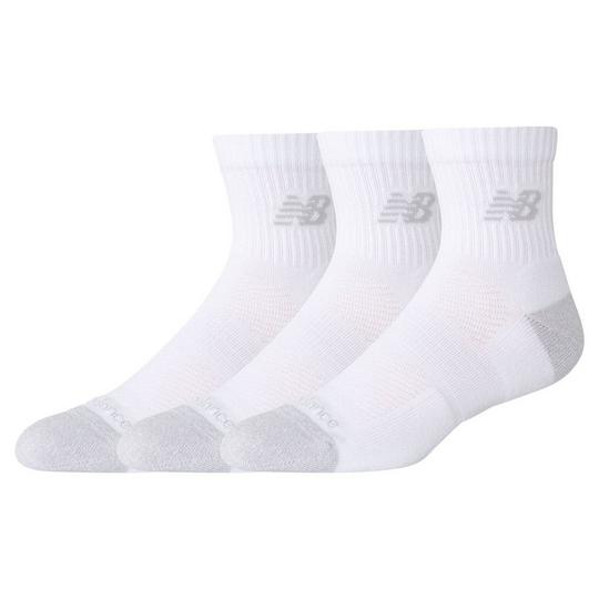 New Balance Unisex Active Quarter Sock  3 Pack 