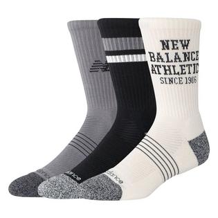 New Balance Unisex Active Graphic Crew Sock (3 Pack)