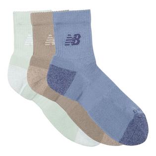New Balance Unisex Active Quarter Sock (3 Pack)