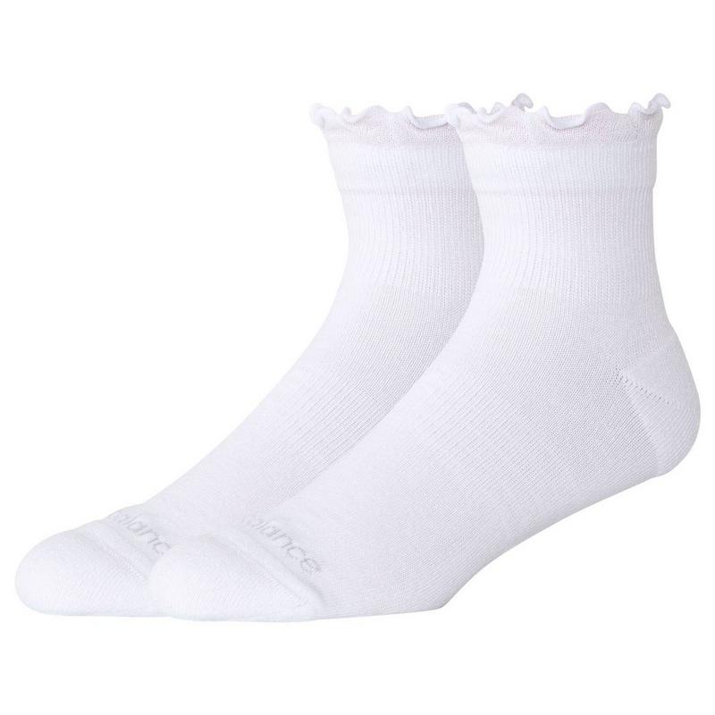 New Balance Chaussettes Active Ruffle Quarter unisexes (paquet de 2)