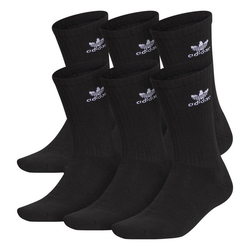 adidas Originals Chaussettes mi-mollet Trefoil unisexes (paquet de 6)