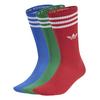 Unisex Solid Crew Sock  3 Pack 
