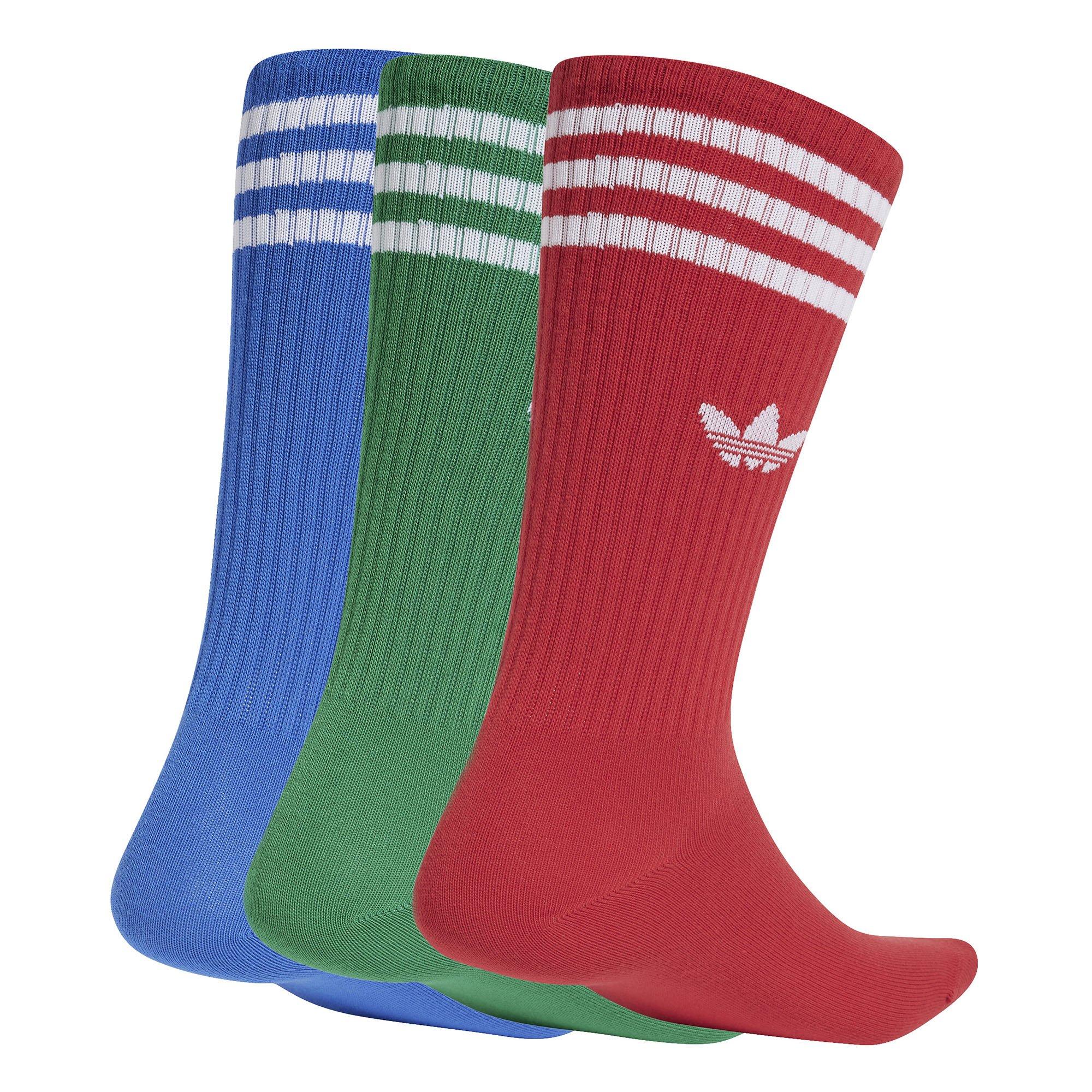 Unisex Solid Crew Sock (3 Pack)