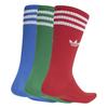 Unisex Solid Crew Sock  3 Pack 