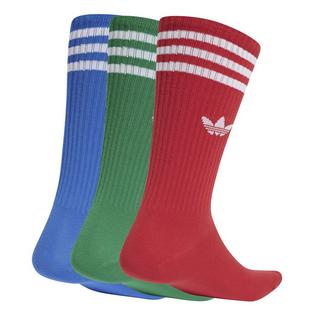 adidas Originals Unisex Solid Crew Sock (3 Pack)