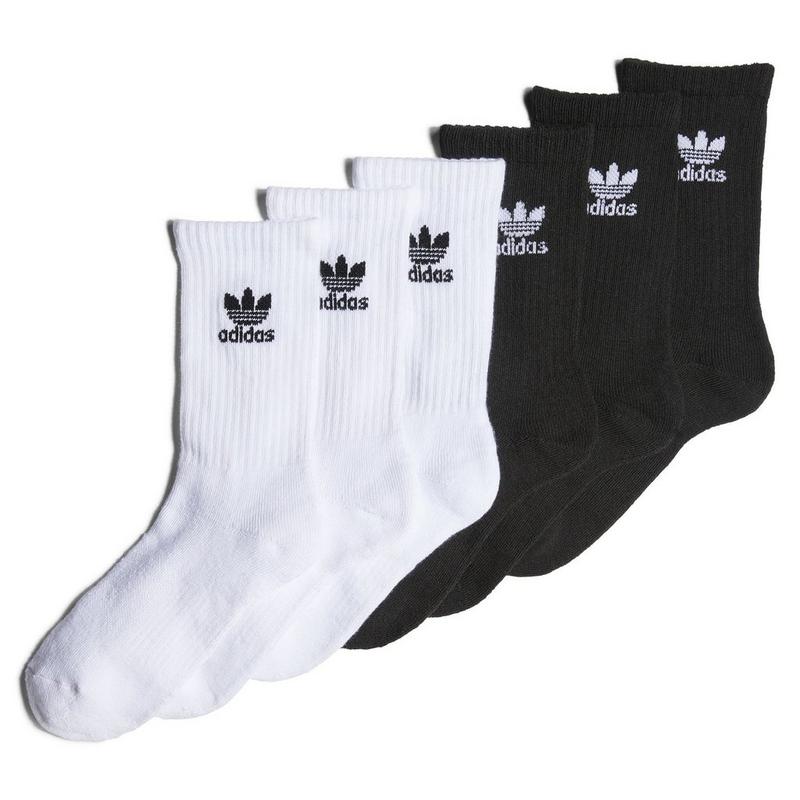 adidas Originals Chaussette mi-mollet Trefoil pour enfants (paquet de 6)