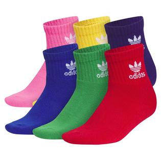 adidas Originals Chaussettes courtes Trefoil pour enfants [4-8] (paquet de 6)