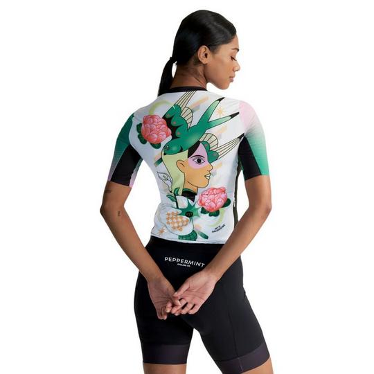 Women's Signature Dalkhafine Jersey | Peppermint Cycling Co