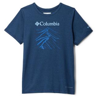 Columbia Haut à motifs et à manches courtes Tech Trail pour garçons juniors [6-16]