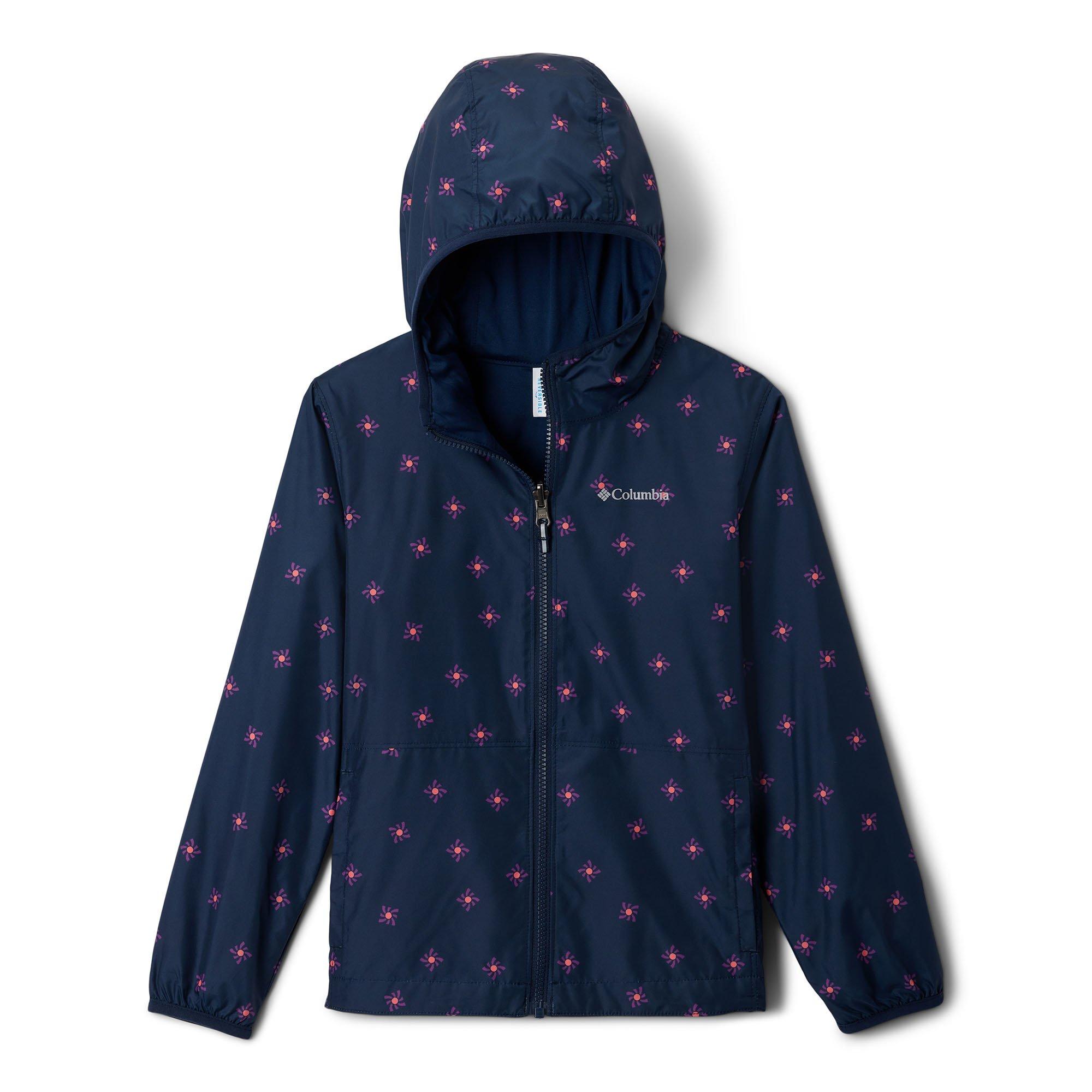 Columbia | Girl's Junior's Pixel Grabber II Reversible Jacket, Navy, Size XL