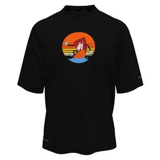 Nike Maillot protecteur à manches 3/4 Sunset Surf pour garçons juniors [8-16]
