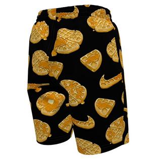 Nike Junior Boys' [8-16] Tossed Waffles 7" Volley Swim Trunk