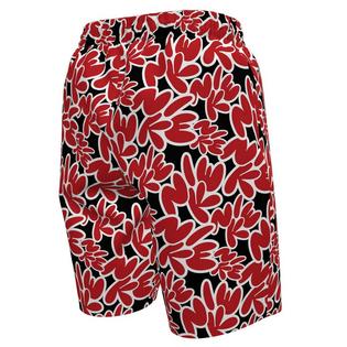 Nike Junior Boys' [8-16] Bubble Script 7" Volley Swim Trunk