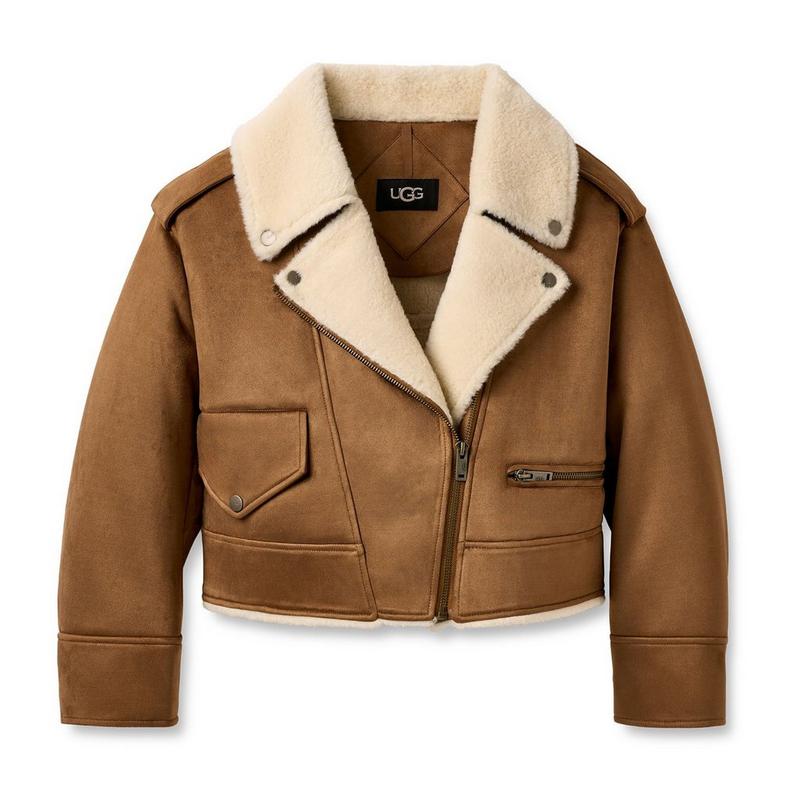 UGG Veste Finnian LuxeFluff Moto pour femmes