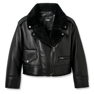 UGG Women's Finnian LuxeFluff Moto Jacket