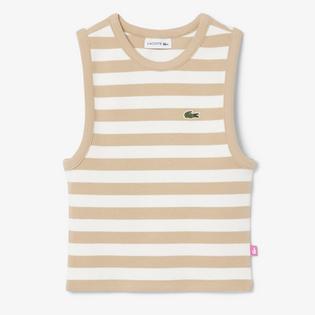 Lacoste Junior Girls' [8-16] Striped Rib Tank Top