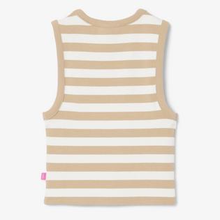 Lacoste Junior Girls' [8-16] Striped Rib Tank Top