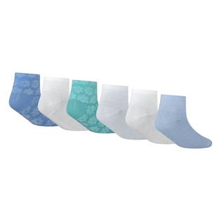 Nike Kids' [4-7] Flow-Ral Ankle Sock (6 Pack)