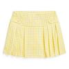 Girls   2-6X  Gingham Pleated Ponte Skort